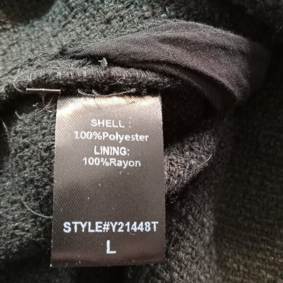 Tuckernuck Pomander Place Myla Textured Romper Black Large - Picture 9 of 10